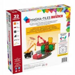 MAGNA-TILES Klocki Magnetyczne Builder 32 elementy Konstrukcyjne