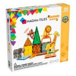 MAGNA-TILES Klocki Magnetyczne Safari Animals 25 elementy...