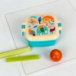 Rex London PUDEŁKO na Przekąski Lunchbox Śniadaniówka Snackbox Zwierzęta