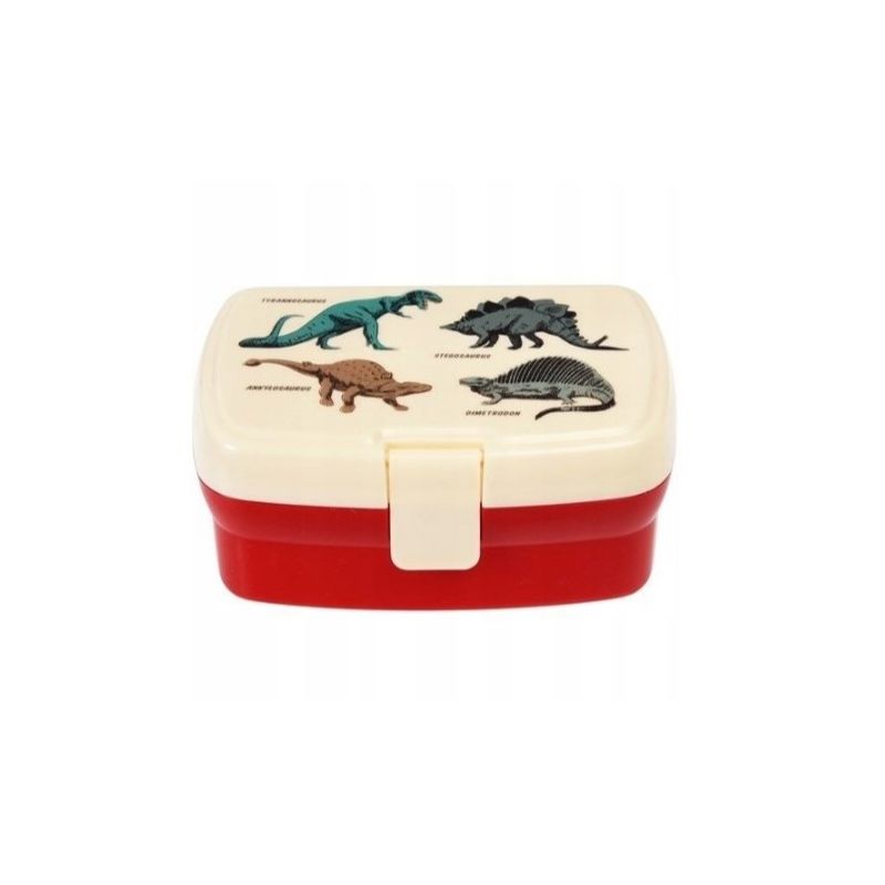 Rex London Lunchbox z Tacką Dinozaury Śniadaniówka Snackbox Pudełko