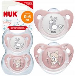 Nuk Smoczek uspokajający Disney Bambi 0-6m 2szt