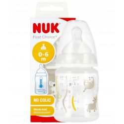 Nuk BUTELKA z WSKAŹNIKIEM TEMPERATURY 150ml First Choice +...