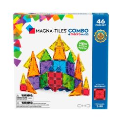 MAGNA-TILES Klocki Magnetyczne COMBO microMAGS 46 el.