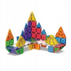 Magna Tiles Klocki Magnetyczne Konstrukcyjne microMAGS 70 elementów